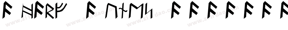 Dwarf Runes 1字体转换